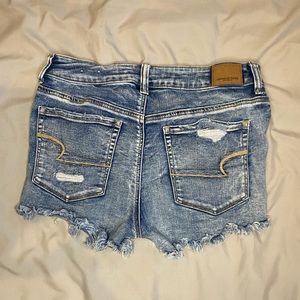 Mid Wash American Eagle Jean Shorts